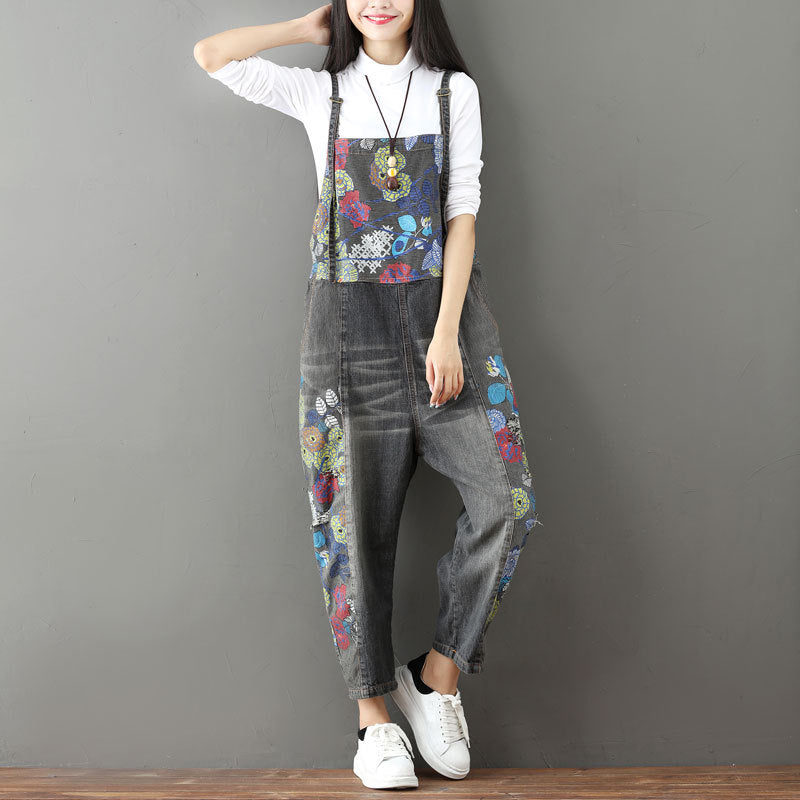 Vintage Patchwork Jeans for Women