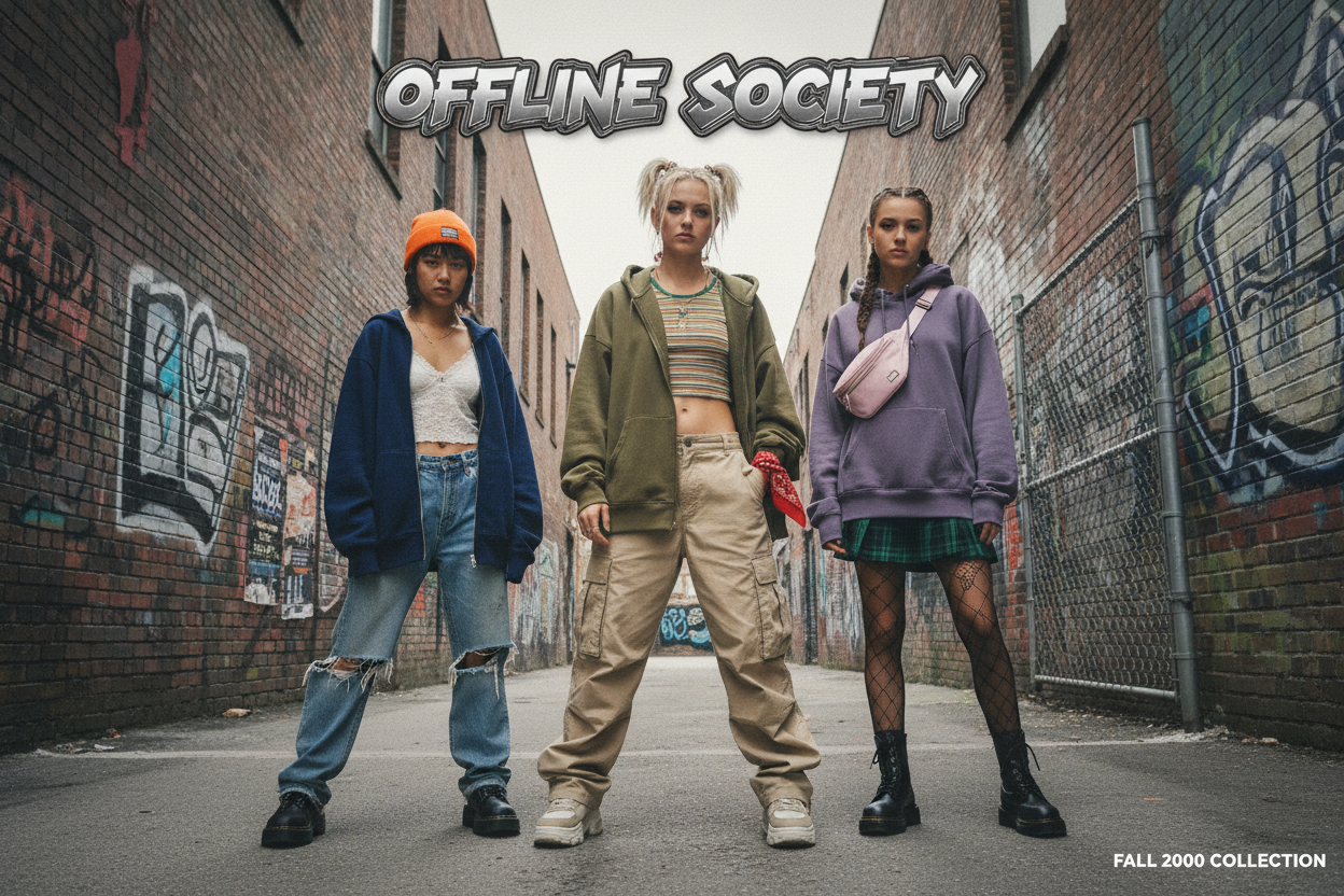 Offline Society Y2K Hero Banner